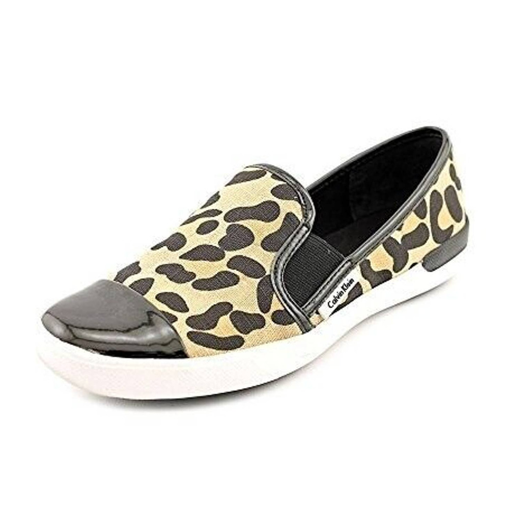Calvin Klein Tacie Leopard Loafers Fashion Sneaker Women's Size 7.5M
